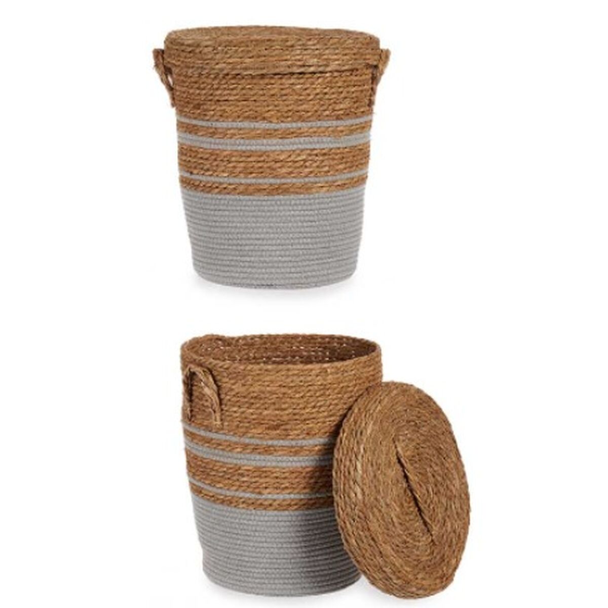 Koš Gift Decor Rjava Siva Morske alge (4 kosov)